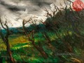 Paisaje tormentoso árboles de bosques de Maurice de Vlaminck